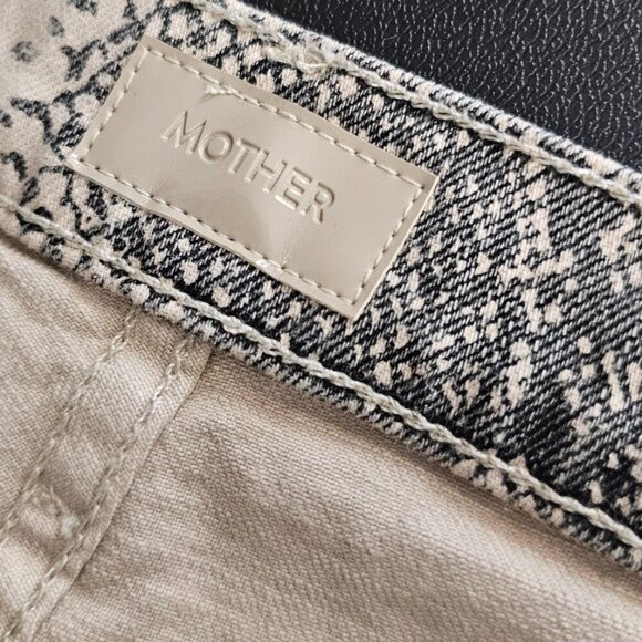 MOTHER Womens The Hustler Flood Jeans, Boa Babe, High Rise, Size 29, NWT - Picture 10 of 11